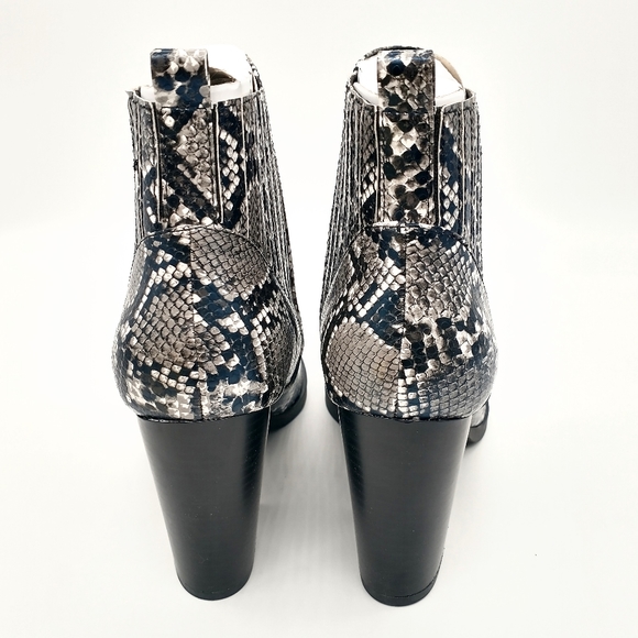Indigo Rd. Adore Snakeskin Boots Block Heel 8.5 - Picture 5 of 9
